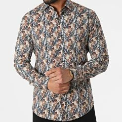 Chemise Manches Longues Y-3618 Marron de Black Needle 8 Chemise Manches Longues Y-3618 Marron de Black Needle -Black Needle Soldes black needle 318287 Y 3618 1 20220510T162028 03