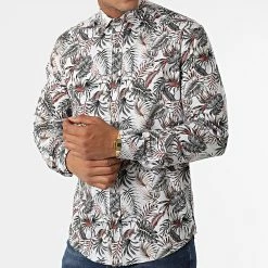 Chemise Manches Longues Y-3618 Blanc de Black Needle -Black Needle Soldes black needle 318289 Y 3618 04 20220519T162327 03