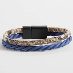 Bracelet BBN-543 Beige Bleu de Black Needle