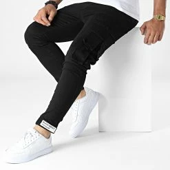 Jean Slim DHZ-3729 Noir de Black Needle -Black Needle Soldes black needle 323431 DHZ 3729 1 SIYAH 20220706T155556 03