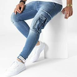 Jean Slim DHZ-3729 Bleu Denim de Black Needle -Black Needle Soldes black needle 323433 DHZ 3729 BLUE 20220706T155926 03