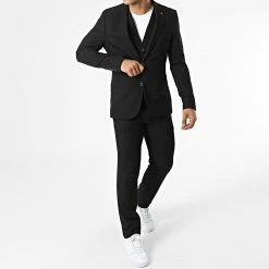 Ensemble Costume 3 Pièces 11670 Noir de Black Needle