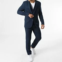 Ensemble Costume 3 Pièces 11670 Bleu Marine de Black Needle