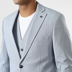 Ensemble Costume 3 Pièces 11670 Bleu Clair de Black Needle -Black Needle Soldes black needle 329108 11670 12 20220725T161531 02