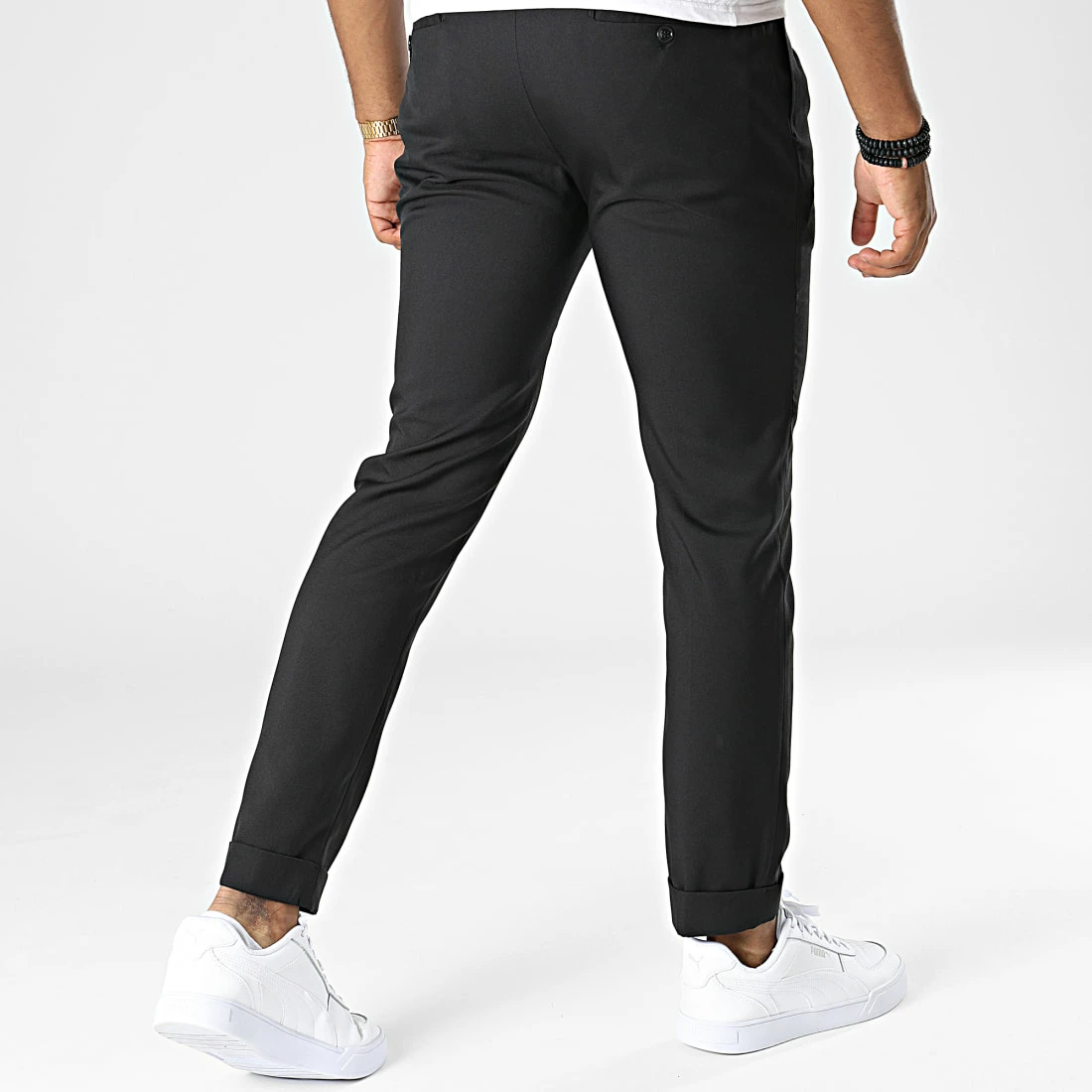 Pantalon Chino 398 Noir de Black Needle 6 Pantalon Chino 398 Noir de Black Needle – Image 4