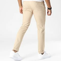 Pantalon Chino 398 Beige de Black Needle -Black Needle Soldes black needle 329203 BLK 398 BEIGE 20220726T154325 04