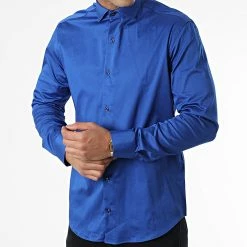 Chemise Manches Longues Y3642 Bleu de Black Needle -Black Needle Soldes black needle 336581 Y3642 SAKS 20220920T152449 03