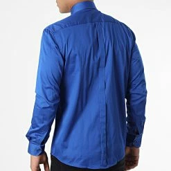 Chemise Manches Longues Y3642 Bleu de Black Needle -Black Needle Soldes black needle 336581 Y3642 SAKS 20220920T152450 04