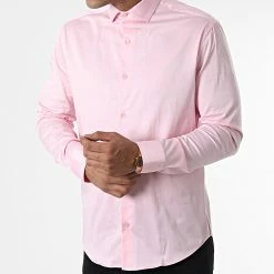 Chemise Manches Longues Y3642 Rose de Black Needle -Black Needle Soldes black needle 336583 Y3642 PINK 20220920T152339 03