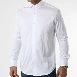 Chemise Manches Longues Y3642 Blanc de Black Needle