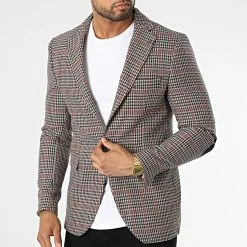 Veste Blazer X-31005 Noir Beige de Black Needle -Black Needle Soldes black needle 343268 X 31005 BEIGE ROUGE 20221014T153113 03