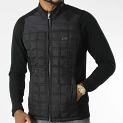 Veste Zippée Sans Manches BLC22K15 Noir de Black Needle -Black Needle Soldes black needle 343316 BLC22K15 BLACK 20221014T151427 03