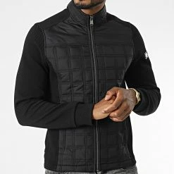 Veste Zippée BLC22K10 Noir de Black Needle