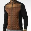 Veste Zippée BLC22K10 Noir Marron de Black Needle -Black Needle Soldes black needle 343323 BLC22K10 BRIQUE 20221014T151819 01