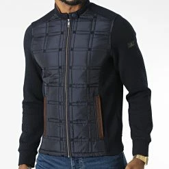 Veste Zippée BLC22K09 Bleu Marine de Black Needle