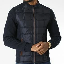Veste Zippée BLC22K09 Bleu Marine de Black Needle 8 Veste Zippée BLC22K09 Bleu Marine de Black Needle -Black Needle Soldes black needle 343360 BLC22K09 BLEU MARINE 20221014T151104 03