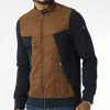 Veste Zippée BLC22K03 Bleu Marine Marron de Black Needle -Black Needle Soldes black needle 343363 BLC22K03 BLEU MARINE 20221014T151043 01