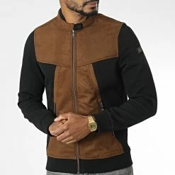 Veste Zippée BLC22K03 Noir Marron de Black Needle 8 Veste Zippée BLC22K03 Noir Marron de Black Needle -Black Needle Soldes black needle 343364 BLC22K03 NOIR BRIQUE 20221014T150646 03