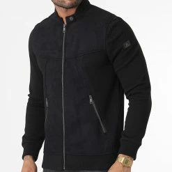 Veste Zippée BLC22K03 Noir de Black Needle
