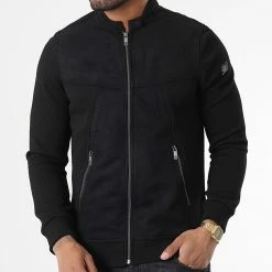 Veste Zippée BLC22K03 Noir de Black Needle -Black Needle Soldes black needle 343365 BLC22K03 NOIR 20221013T155354 03