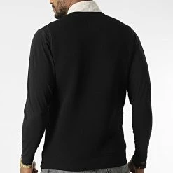 Veste Zippée Sans Manches BLC22K11 Noir Beige de Black Needle -Black Needle Soldes black needle 343369 BLC22K11 BEIGE 20221014T151647 04