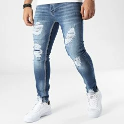 Jean Skinny 3039 Bleu Denim de Black Needle