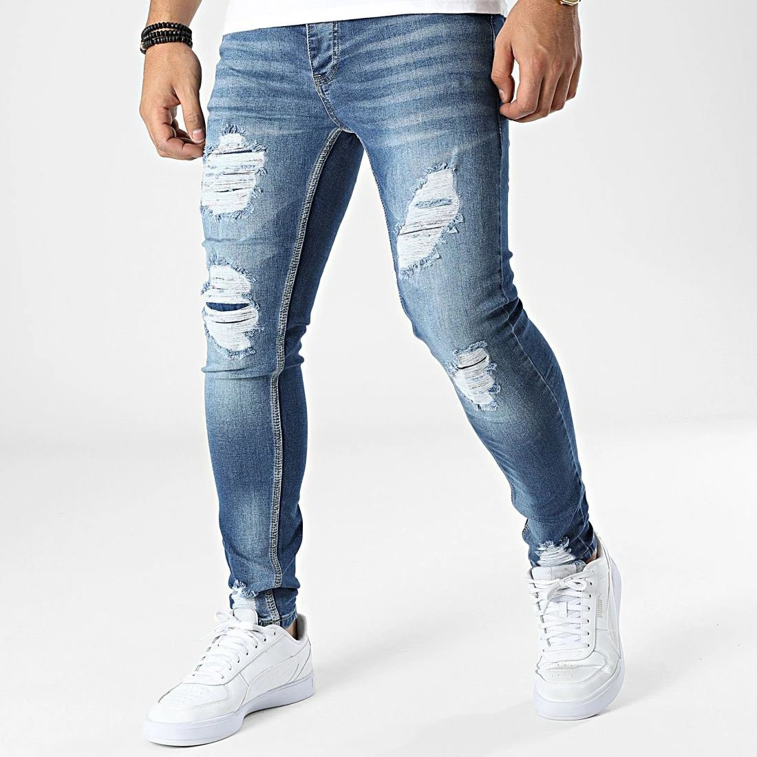 Jean Skinny 3039 Bleu Denim de Black Needle 3 Jean Skinny 3039 Bleu Denim de Black Needle