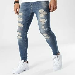 Jean Skinny 3971 Bleu Denim de Black Needle