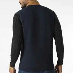 Veste Zippée Sans Manches BLC22K11 Bleu Marine Camel de Black Needle -Black Needle Soldes black needle 343396 BLC22K11 BRIQUE 20221014T151251 04