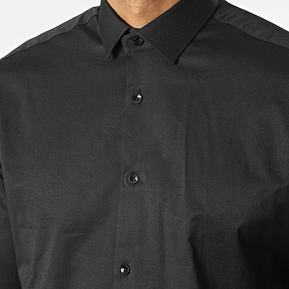 Chemise Manches Longues Y3687 Noir de Black Needle 4 Chemise Manches Longues Y3687 Noir de Black Needle – Image 2