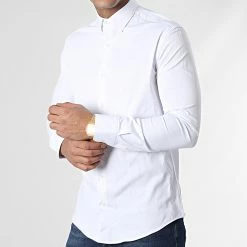 Chemise Manches Longues Y3687 Blanc de Black Needle 8 Chemise Manches Longues Y3687 Blanc de Black Needle -Black Needle Soldes black needle 348551 Y3687 WHITE 20221128T141120 03
