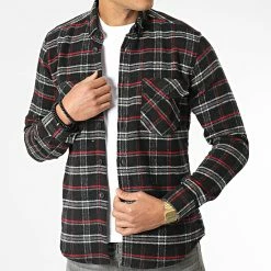 Surchemise Carreaux Y3688 Noir de Black Needle -Black Needle Soldes black needle 348579 Y3688 02 20221128T140847 03