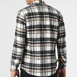 Surchemise Carreaux Y3688 Noir Blanc de Black Needle -Black Needle Soldes black needle 348580 Y3688 11 20221128T141653 04