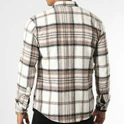 Surchemise Carreaux Y3688 Marron de Black Needle -Black Needle Soldes black needle 348581 Y3688 05 20221129T150713 04