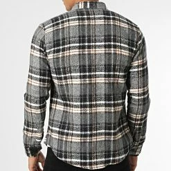 Surchemise Carreaux Y3688 Gris de Black Needle -Black Needle Soldes black needle 348630 Y3688 09 20221129T150733 04