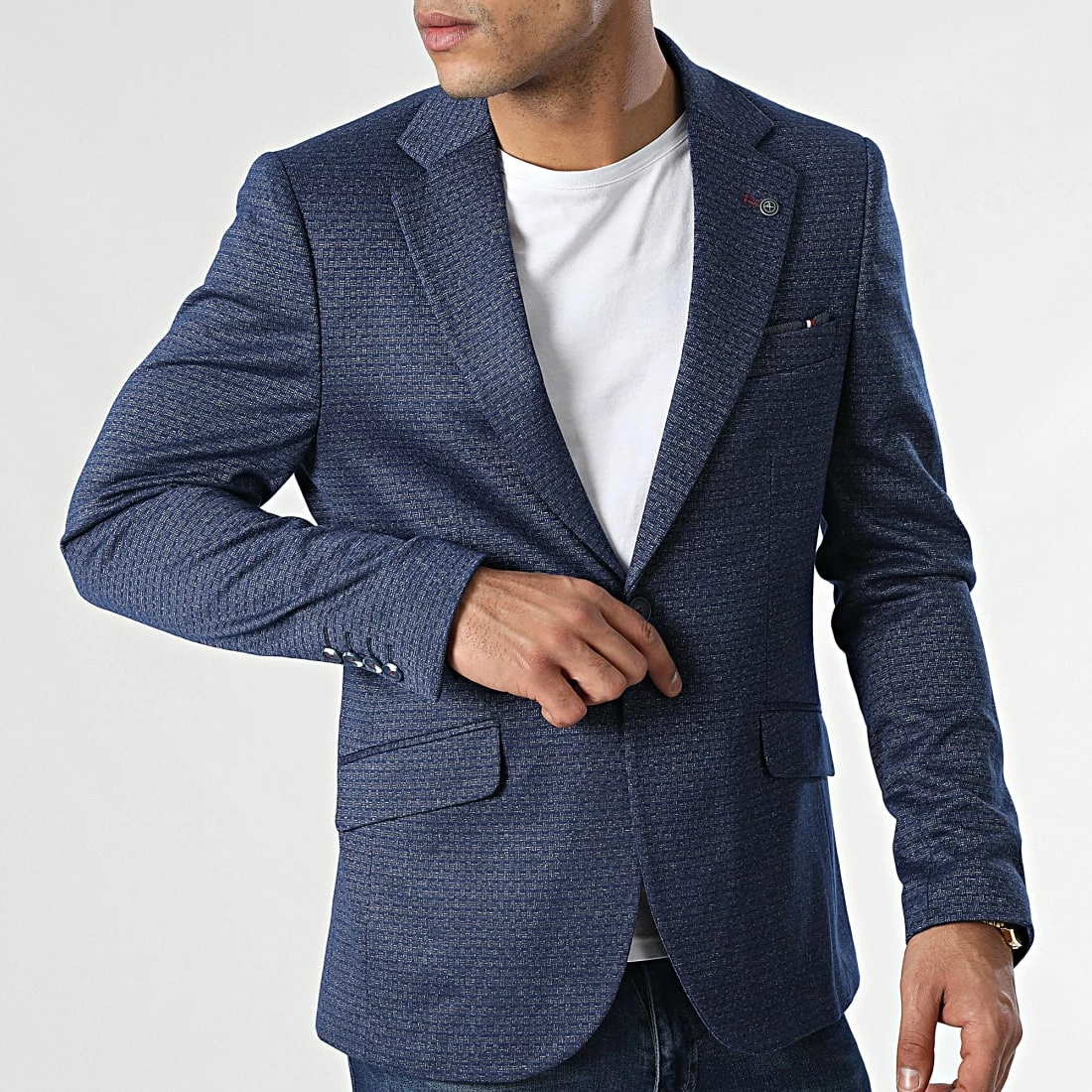 Veste Blazer 20551 Bleu Marine de Black Needle 5 Veste Blazer 20551 Bleu Marine de Black Needle – Image 3
