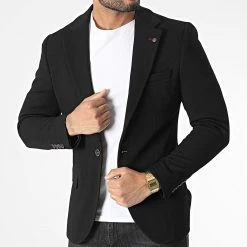 Black Needle Soldes 31 Veste Blazer 20554 Noir de Black Needle