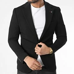 Veste Blazer 20554 Noir de Black Needle -Black Needle Soldes black needle 348673 X 20554 NOIR 20221123T161226 03