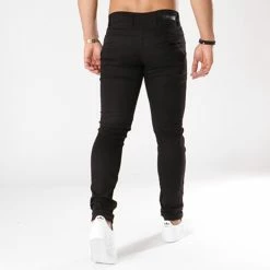 Pantalon Chino 1012 Noir de Black Needle -Black Needle Soldes classic series 128153 1012 noir 20180828T175854 05