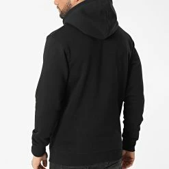 Sweat Capuche Piraterie Music Noir Réfléchissant -Black Needle Soldes booba 302046 PIRAT SWCP PIRATERIEMUSIC NOIREFL 20220202T151412 04
