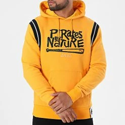 Sweat Capuche PBN Orange de La Piraterie -Black Needle Soldes la piraterie 266679 7667 ORANGE 20210528T155021 03