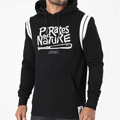 Black Needle Soldes 4 Sweat Capuche PBN Noir de La Piraterie