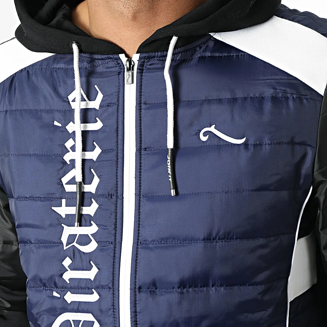 Veste Zippée Capuche Lost 6846 Bleu Marine de La Piraterie 4 Veste Zippée Capuche Lost 6846 Bleu Marine de La Piraterie – Image 2