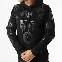 Sweat Capuche Proud Noir de La Piraterie -Black Needle Soldes la piraterie 295441 LPR 9045 BLACK 20211217T151555 03
