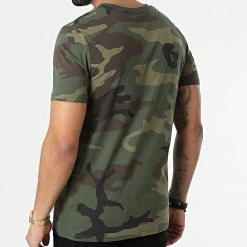 Tee Shirt Piraterie Music Camouflage Vert Kaki Blanc -Black Needle Soldes la piraterie 297791 PIRAT TS PIRATERIEMUSIC CAMOBLC 20220104T164507 04