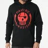 Sweat Capuche Piraterie Music Noir Rouge -Black Needle Soldes la piraterie 297793 PIRAT SWCP PIRATERIEMUSIC NOIROU 20221117T120534 01