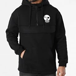 Veste Outdoor Col Zippé Piraterie Music Noir Blanc -Black Needle Soldes la piraterie 297797 PIRAT SWOZ PIRATERIEMUSIC NOIBLC 20220104T164230 03