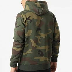 Sweat Capuche Piraterie Music Camouflage Vert Kaki -Black Needle Soldes la piraterie 298750 PIRAT SWCP PIRATERIEMUSIC CAMOKAKI 20220121T092752 04