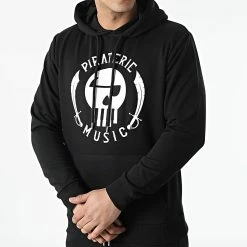 Ensemble De Survetement Logo Noir Blanc de Piraterie Music -Black Needle Soldes la piraterie 306813 PIRATERIEMUSIC ENS LOGO NOIBLC 20220310T155850 03