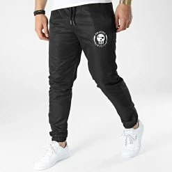 Pantalon Jogging Diamant Logo Noir de Piraterie Music